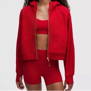 Lululemon Scuba Oversized Half-Zip Hoodie
Dark Red. Size: XS/S